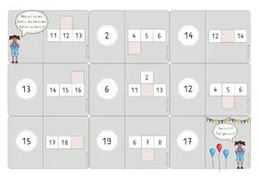 Vorschau - Spiele - Materialpaket: 38 Dominos Zahlenraum bis 20, Zahlvorstellung, Zahlenraumerweiterung bis 20 - Seite 3