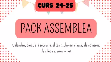 Vista previa - Unidades / Secuencias / Situaciones de Aprendizaje - PACK ASSEMBLEA PER TREBALLAR MOLTS TEMES! - Portada