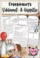 Vorschau - Arbeitsblätter - Experimente: Schimmelpilze und Hefepilze - Deckblatt