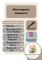 Vorschau - Anderer Materialtyp - Materialpaket Klassenrat 5. Klasse - Deckblatt