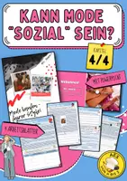 Vorschau - Arbeitsblätter - Kann Mode „sozial“ sein? (Nachhaltigkeit in der Lieferkette, Arbeitsbedingungen von Nähfabriken in Bangladesch, Label: Fairtrade, GOTS, FWF, Fairtrade als Erfolgsgeschichte) - Deckblatt