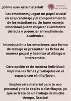 Vista previa - Para docentes: organización, planificación y formación - Comprendiendo y gestionando las emociones en el aula - página 1
