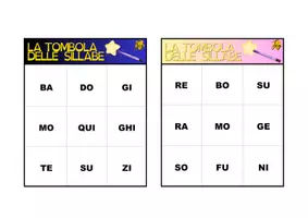 anteprima - Giochi - Tombola delle sillabe - 25 cartelle - Pagina 3