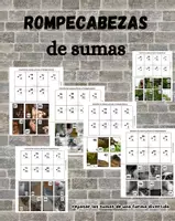 Vista previa - Hojas de trabajo - rompecabezas de sumas - Portada