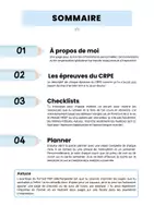 Aperçu - Outils du professeur - ORGANISEUR / PLANNER CRPE 2025 @universdemaitresse - Page 1