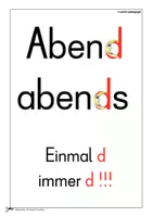 Vorschau - Arbeitsblätter - Lernwörter visuell üben und festigen Heft 1 A/a - Seite 1