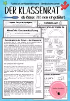 Vorschau - Arbeitsblätter - Klassenrat für ältere Klassen - Deckblatt