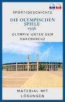 Vorschau - Unterrichtsreihen - Die Olympischen Spiele 1936 - Olympia unter dem Hakenkreuz - Deckblatt