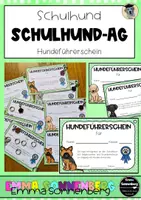 Vorschau - Anderer Materialtyp - Hundeführerschein Schulhund-AG - Deckblatt