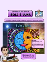 anteprima - Programmi scolastici / Materiali per docenti - ARTE: Sole e luna - Pagina di copertina