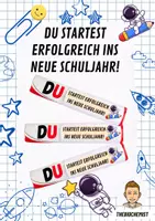 Vorschau - Anderer Materialtyp - Geschenk zum neuen Schuljahr Schuljahresbeginn Affirmation - Deckblatt