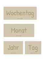 Vorschau - Fördermaterial/Inklusion - Tafelkalender | Lernkalender Grundschule (Beige) + Wetterkarten - Seite 2
