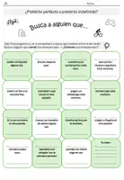 Vorschau - Spiele - Pretérito perfecto vs. indefinido: Busca a alguien que - Seite 1