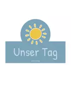Vorschau - Fördermaterial/Inklusion - Tafelkalender | Lernkalender Grundschule (Blau) + Wetterkarten - Seite 1