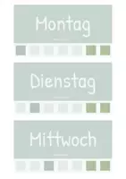 Vorschau - Fördermaterial/Inklusion - Tafelkalender | Lernkalender Grundschule (Minzgrün) + Wetterkarten - Seite 3
