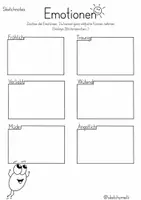 Vorschau - Arbeitsblätter - #happyhalloween24 Materialpaket Sketchnote - Seite 2