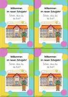 Vorschau - Mal- und Bastelvorlagen - Neues Schuljahr Willkommensgruß / Willkommensgeschenk - Seite 3