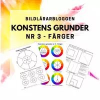 förhandsvisning - Konstens grunder NR 3 Färger - försättsblad