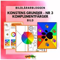 förhandsvisning - Konstens grunder Nr 3 - Komplementfärger - försättsblad