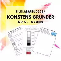 förhandsvisning - Konstens grunder NR 5 - Nyanser - försättsblad