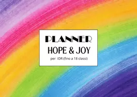 anteprima - Programmi scolastici / Materiali per docenti - PLANNER HOPE & JOY - IDR A4 orizzontale (fino a 18 classi) - Pagina di copertina