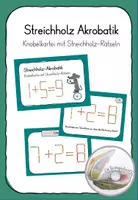Vorschau - Spiele - Streichholz Akrobatik - Kartei mit Knobelaufgaben - Deckblatt