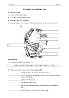 Vorschau - Arbeitsblätter - Arbeitsblatt: Der Globus - ein Modell der Erde - Seite 2