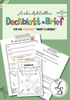 Vorschau - Arbeitsblätter - Briefe schreiben: Deckblatt, Einleitung & Formvorschriften - Deckblatt