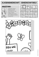 Vorschau - Mal- und Bastelvorlagen - Klassengemeinschaft - Gemeinschaftsbild (Kooperatives Poster) - Seite 3