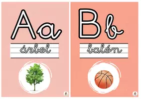 Vista previa - Refuerzo / NEE / Materiales de apoyo - Láminas de ABECEDARIO para la clase ¡Con pauta! - página 2
