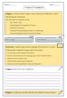 Vorschau - Arbeitsblätter - Stile der Rockmusik_Erstellung eines Audiobeitrages - Seite 1