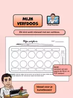 Voorbeeld - KUNST: Leer je verfdoos beter kennen (PDF/Word) - Voorblad