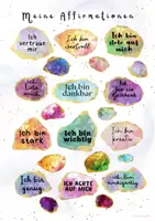Vorschau - Mal- und Bastelvorlagen - Affirmationen Poster A4 mit positiven Sprüchen und Kristallen - Seite 3