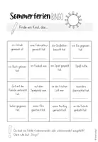 Vorschau - Arbeitsblätter - Bingo - Sommerferien - Seite 2