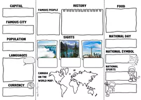 Vorschau - Arbeitsblätter - Canada Landeskunde: Explorer Booklet, Mini Lapbook - Seite 2