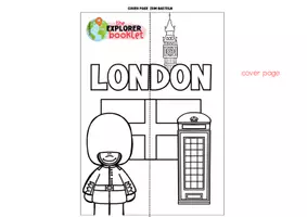 Vorschau - Arbeitsblätter - London: Explorer Booklet, Mini Lapbook - Seite 1