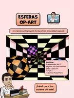 Vista previa - Unidades / Secuencias / Situaciones de Aprendizaje - ARTE, paso a paso: Esferas Op-Art (PDF/PowerPoint) - Portada