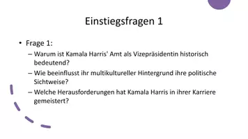 Vorschau - Präsentationen/Tafelbilder - USA Wahl 2024: Kamala Harris - Biografie | Präsentation - Seite 2