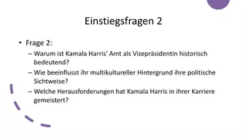 Vorschau - Präsentationen/Tafelbilder - USA Wahl 2024: Kamala Harris - Biografie | Präsentation - Seite 3