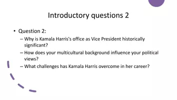 Vorschau - Präsentationen/Tafelbilder - Presentation: Kamala Harris - Biography | English - Seite 3
