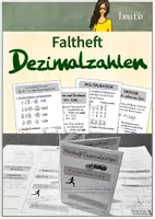 Vorschau - Merkblätter - Merkheft zu den Dezimalzahlen (Faltheft) - Deckblatt