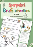 Vorschau - Unterrichtsreihen - Themenplan: Briefe schreiben - Deckblatt