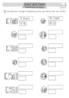 Vorschau - Arbeitsblätter - Euro und Cent - Arbeitsblätter - ZR 20 - Seite 3