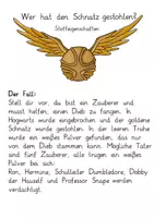 Vorschau - Stundenentwürfe - Wer hat den Schnatz gestohlen? Kriminalfall: Unterscheidung von "weißem Pulver" anhand verschiedener Stoffeigenschaften. - Seite 2
