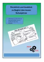 Vorschau - Arbeitsblätter - Rückblick - Ausblick - Ziele zum Schuljahresbeginn - Deckblatt