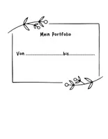 Vorschau - Arbeitsblätter - Portfolio Vorlagen für kita und krippe - Seite 1