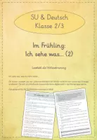 Vorschau - Arbeitsblätter - Leseübungen zum sinnentnehmenden Lesen: Ich sehe was, was du nicht siehst - Deckblatt