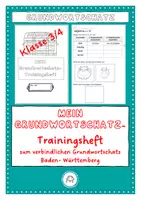 Vorschau - Arbeitsblätter - Grundwortschatz-Trainingsheft Klasse 3 und 4 von A bis Z - Deckblatt