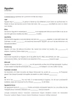 Vorschau - Arbeitsblätter - Ägypten (Lückentext und Übungen) - Deckblatt