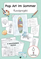 Vorschau - Stundenentwürfe - Kunst im Sommer, 3 Kunstprojekte | Materialpaket - Seite 1